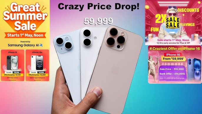 Amazon Great Summer Sale Drops iPhone 15 Price by ₹21,000